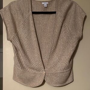 Apt. 9 Shimmering Beige Cardigan
